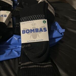 Bombas Men's Black Socks